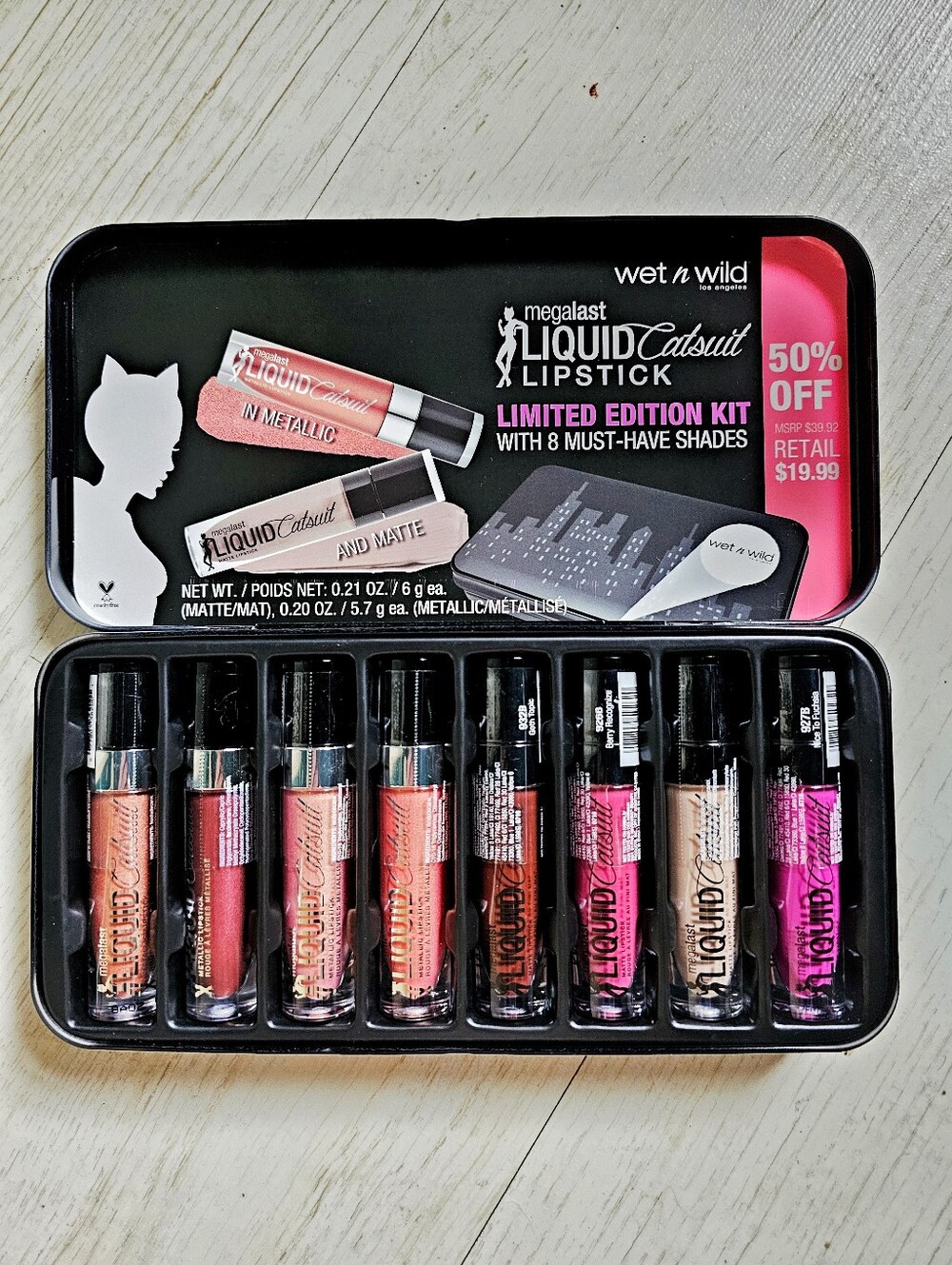 wet n wild Megalast Liquid Catsuit Limited Edition Lipstick Kit - Discontinued